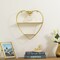 Vintiquewise Modern Decorative Wall Shelf - Stylish Multi-Functional Metal Display for Entryways, Bathrooms, Bedrooms, Living Rooms, and Offices